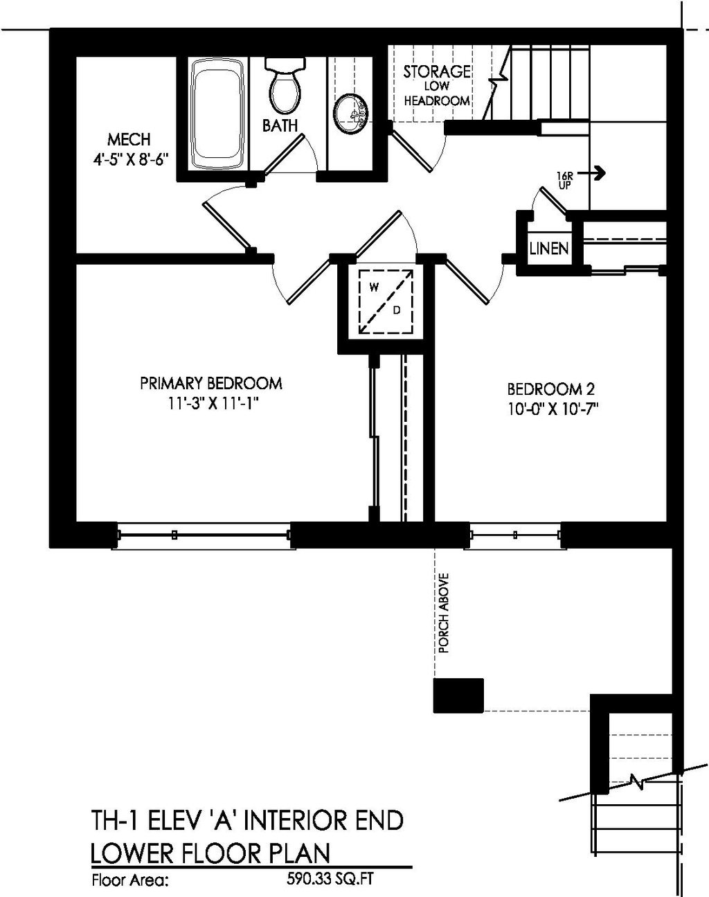 Floor plan for project from page 1 of the file '2022-06-30 - Floor Plans - D07-12-22-0104'