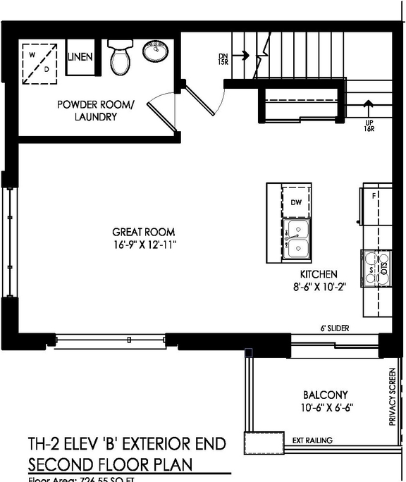 Floor plan for project from page 1 of the file '2022-06-30 - Floor Plans Rooftop Terrace - D07-12-22-0104'