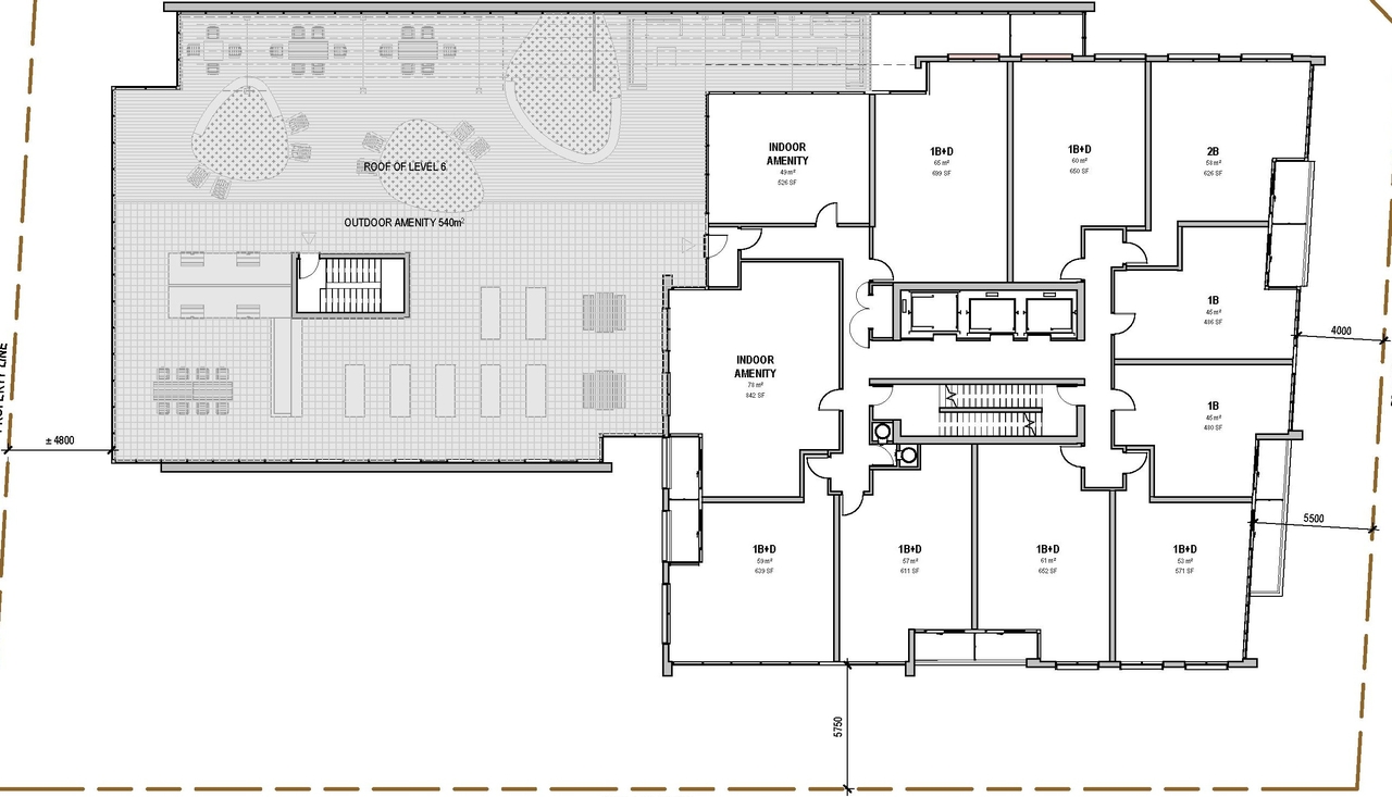 Floor plan for project from page 35 of the file '2022-12-14 - Design Brief - D07-12-22-0105'