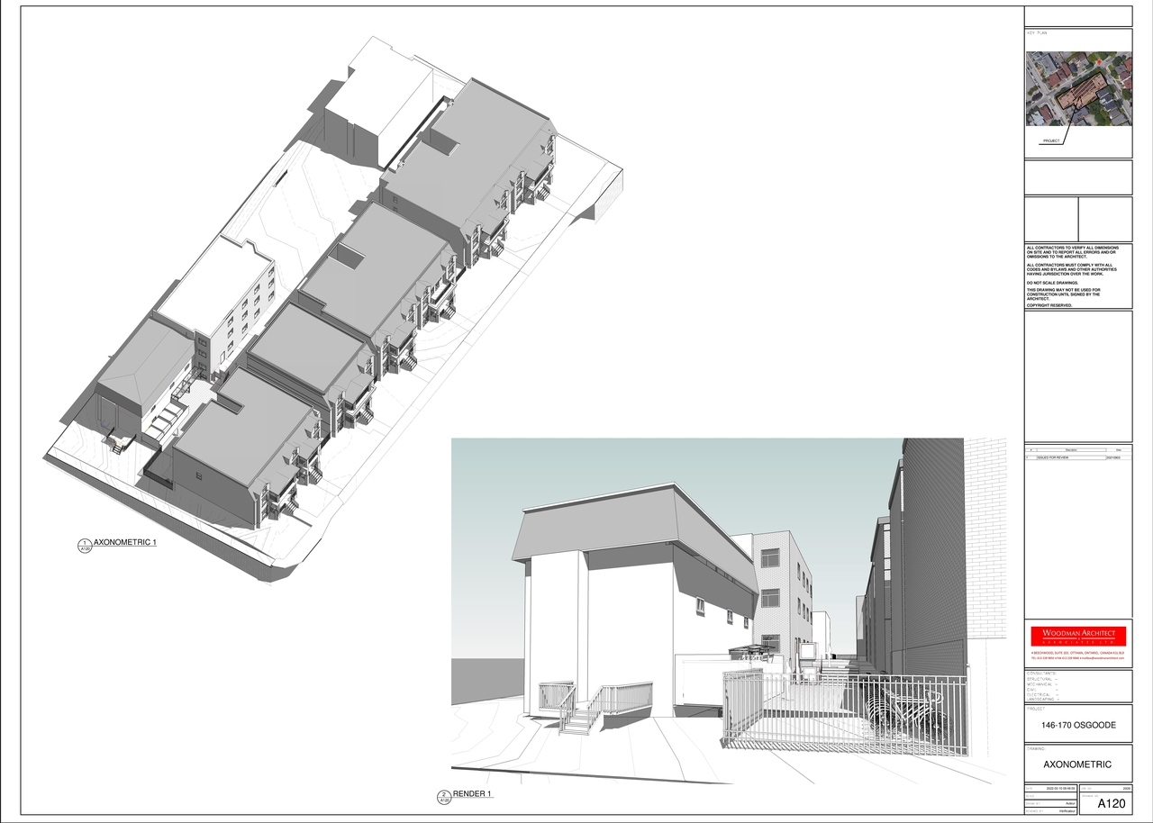 Rendering of building from page 4 of the file '2022-07-06 - Site & Floor Plans - D07-12-22-0106'