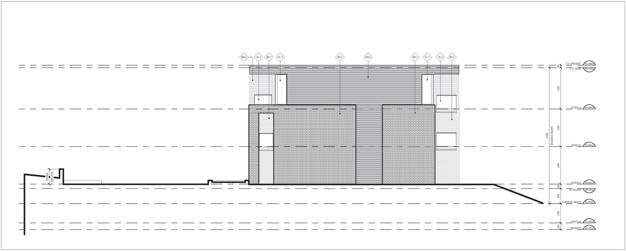 Rendering of building from page 20 of the file '25-07-22 - Design Brief - D07-12-22-0114'