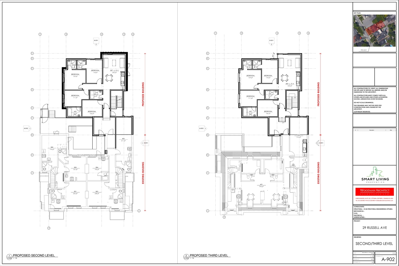 Floor plan for project from page 2 of the file '2022-08-15 - Floor & Elevations & Rendering Plans - D07-12-22-0115'