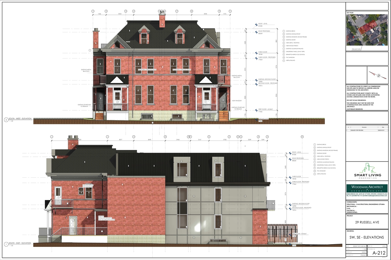Rendering of building from page 5 of the file '2023-10-18 - Phase 2 Fire Rating Plans and Floor Plans - D07-12-22-0115'