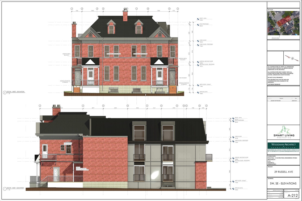 Rendering of building from page 9 of the file '2023-04-25 - Floor Plans & Elevations - D07-12-22-0115'