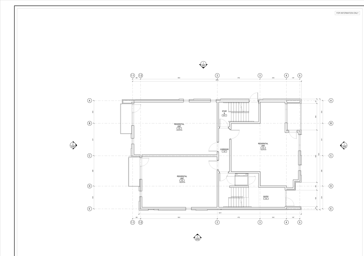 Floor plan for project from page 2 of the file '2022-08-03 - Floor Plans - D07-12-22-0120'