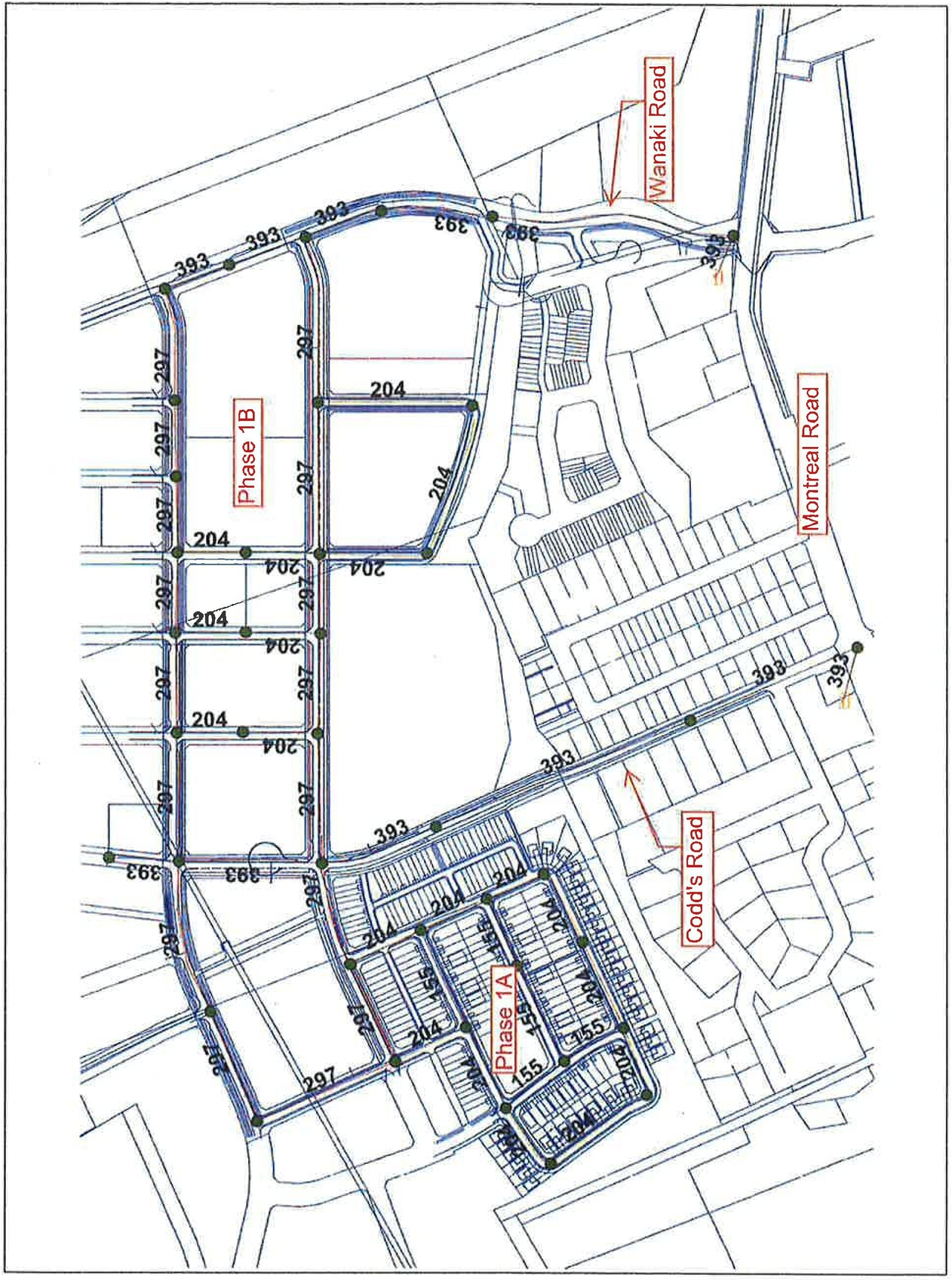 Construction site plan for project from page 42 of the file '2022-08-16 - Design Brief - D07-12-22-0122'