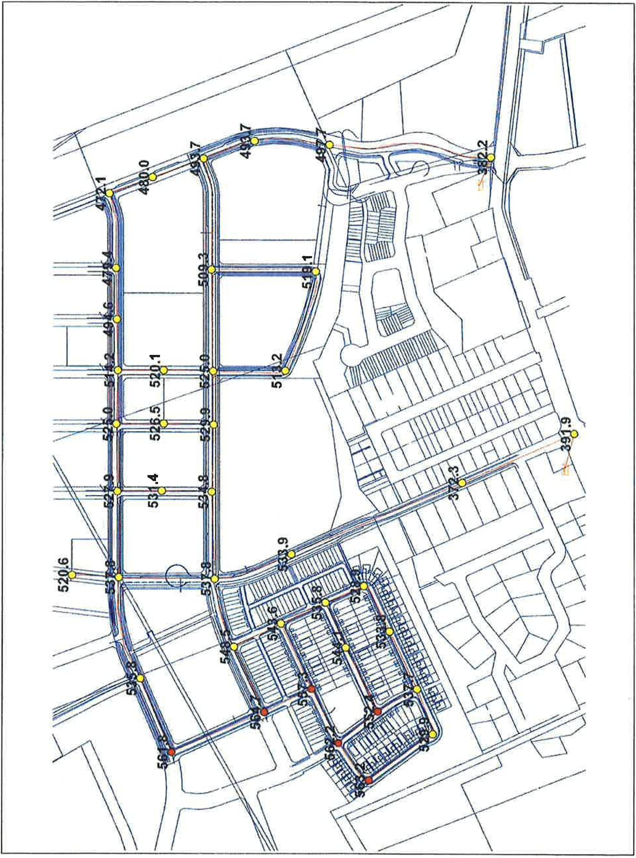 Construction site plan for project from page 45 of the file '2022-08-16 - Design Brief - D07-12-22-0122'