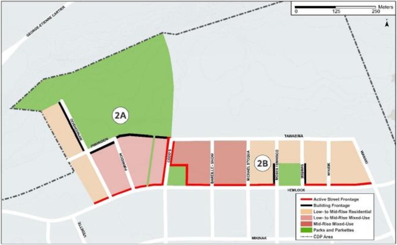 Construction site plan for project from page 5 of the file '2022-08-16 - Design Brief - D07-12-22-01221'