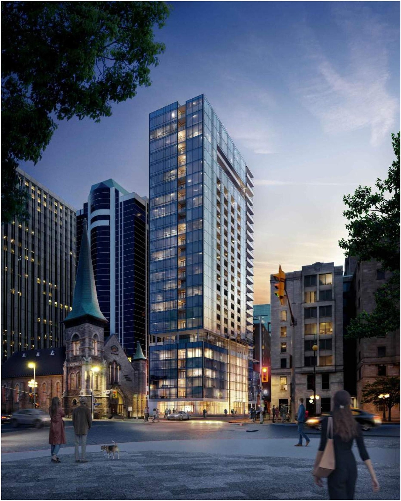 Rendering of building from page 1 of the file '2022-11-01 - Formal UDRP Presentation - D07-12-22-0128'