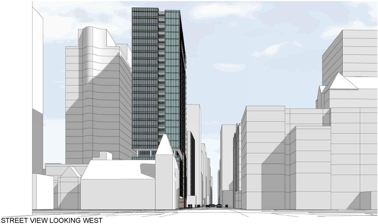 Rendering of building from page 17 of the file '2022-11-01 - Formal UDRP Presentation - D07-12-22-0128'
