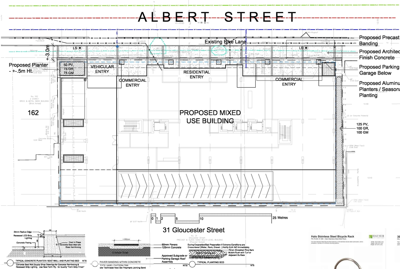 Construction site plan for project from page 28 of the file '2022-11-01 - Formal UDRP Presentation - D07-12-22-0128'
