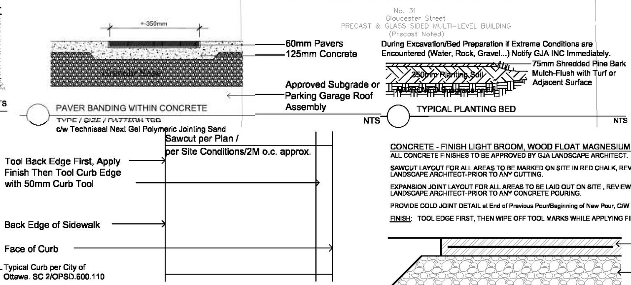 Construction site plan for project from page 28 of the file '2022-11-01 - Formal UDRP Presentation - D07-12-22-0128'