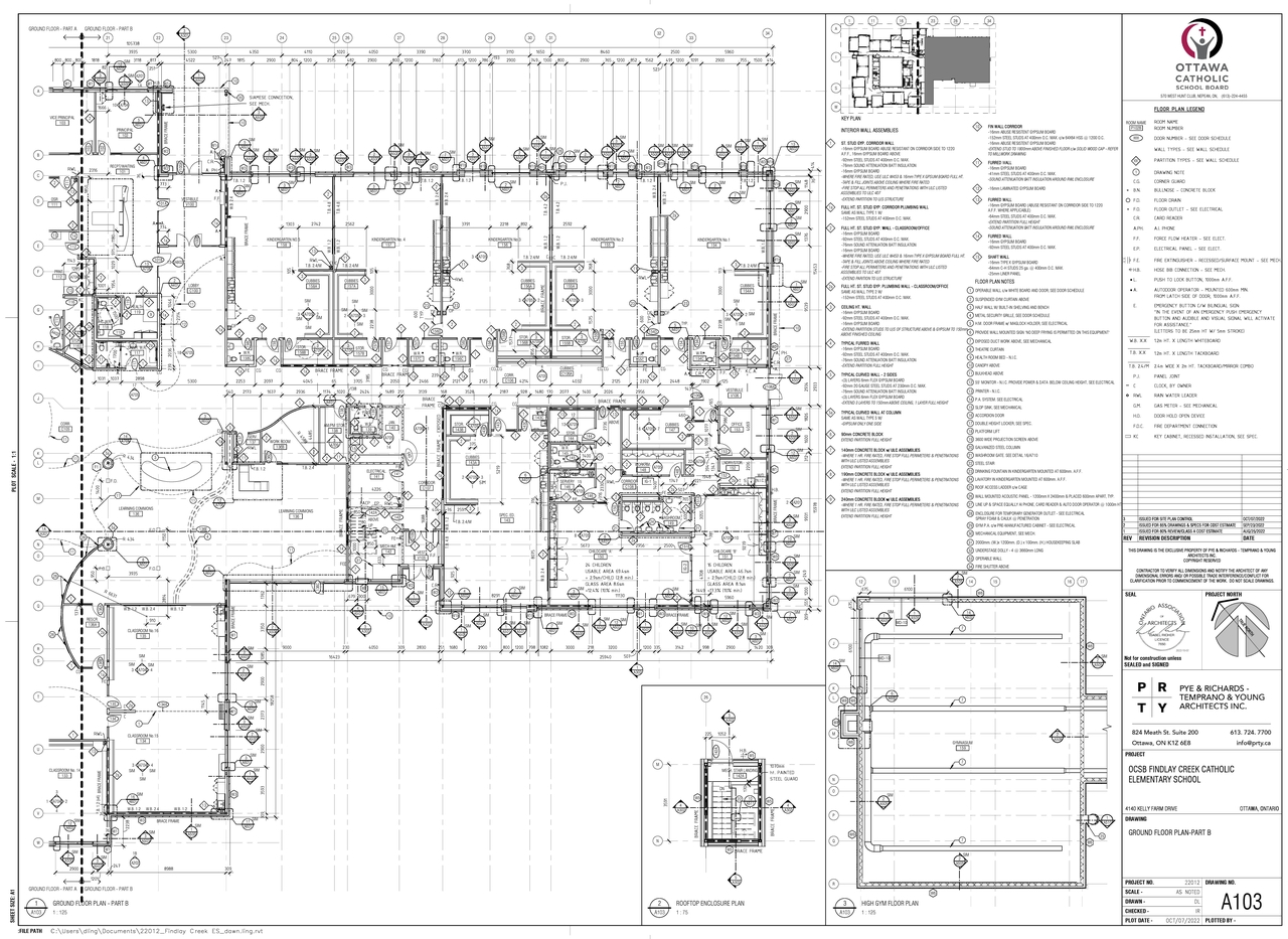 Floor plan for project from page 2 of the file '2022-10-11 - Floor plans and elevations - D07-12-22-0146'