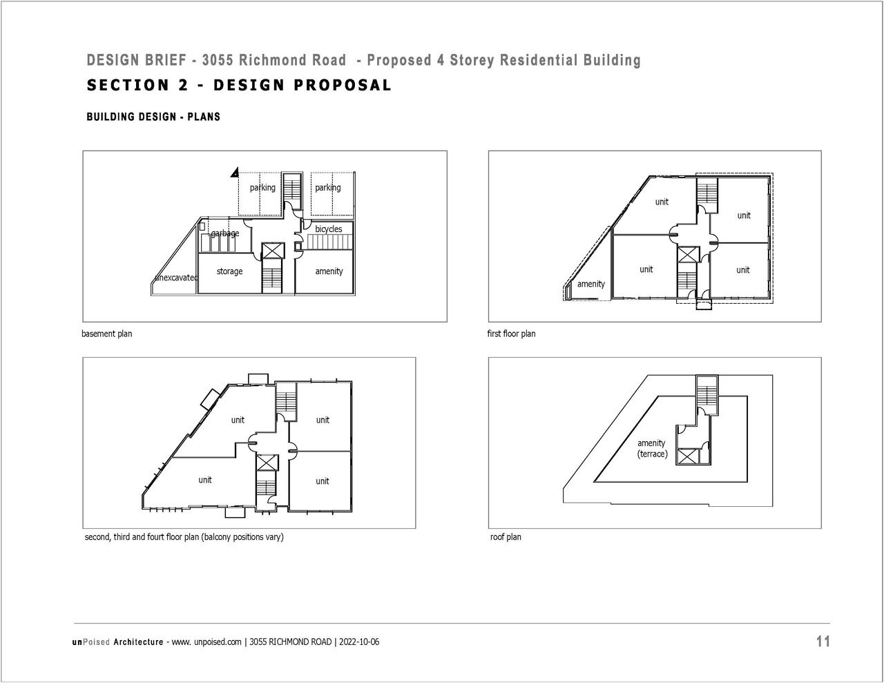 Floor plan for project from page 12 of the file '2022-10-12 - Design Brief - D07-12-22-0147'
