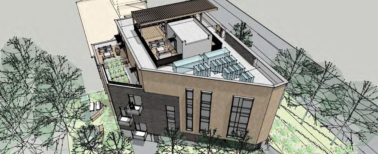 Rendering of building from page 4 of the file '2025-06-19 - Renderings - D07-12-22-0147'