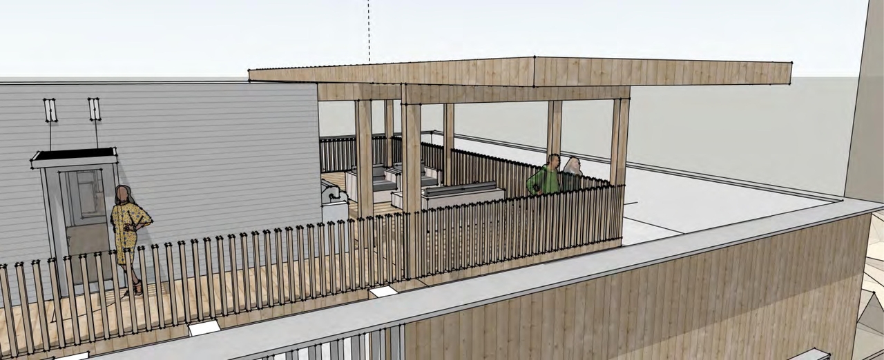 Rendering of building from page 6 of the file '2025-06-19 - Renderings - D07-12-22-0147'