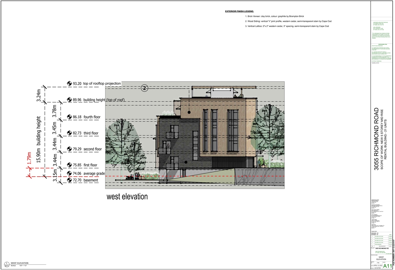 Rendering of building from page 10 of the file '2026-01-12 - Floor Plans & Elevations - D07-12-22-0147'