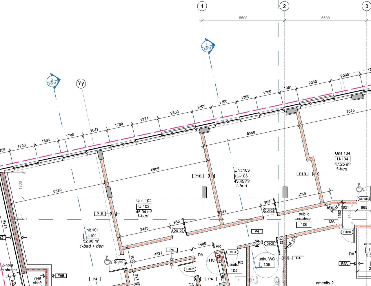 Construction site plan for project from page 3 of the file '2025-09-25 - Floor Plan - D07-12-22-0152'