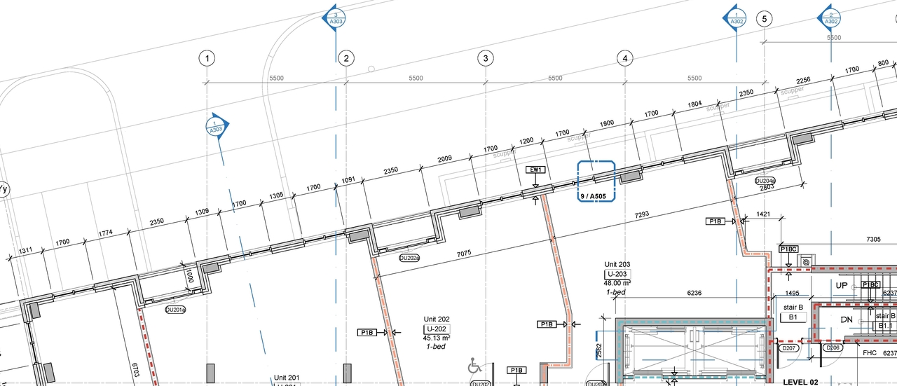 Construction site plan for project from page 4 of the file '2025-07-14 - Floor Plan L2 - D07-12-22-0152'