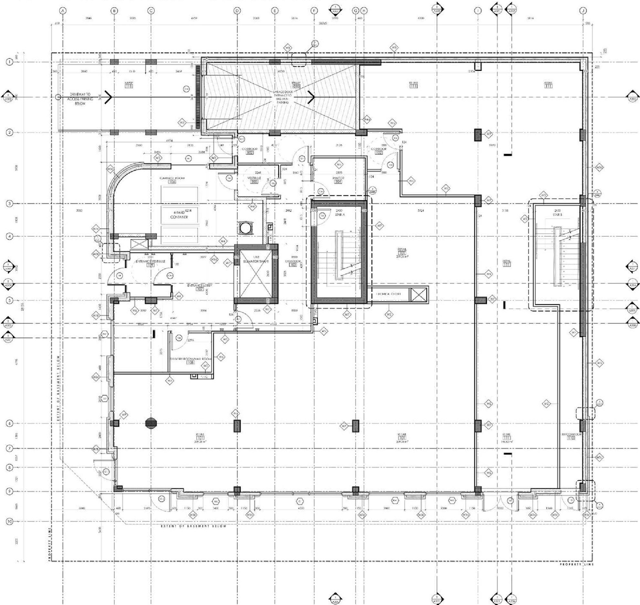 Floor plan for project from page 19 of the file '2024-12-23 - Design Brief - D07-12-22-0165'