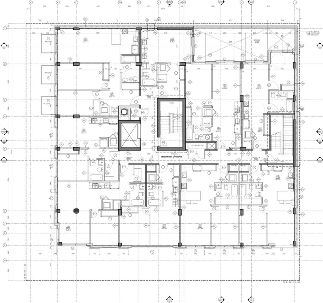 Floor plan for project from page 20 of the file '2024-12-23 - Design Brief - D07-12-22-0165'
