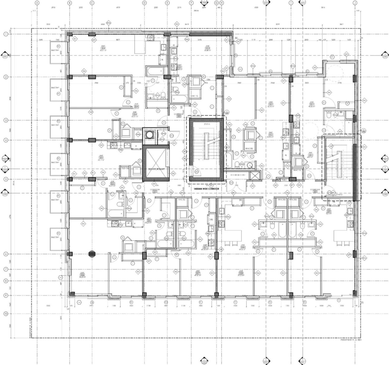 Floor plan for project from page 21 of the file '2024-12-23 - Design Brief - D07-12-22-0165'