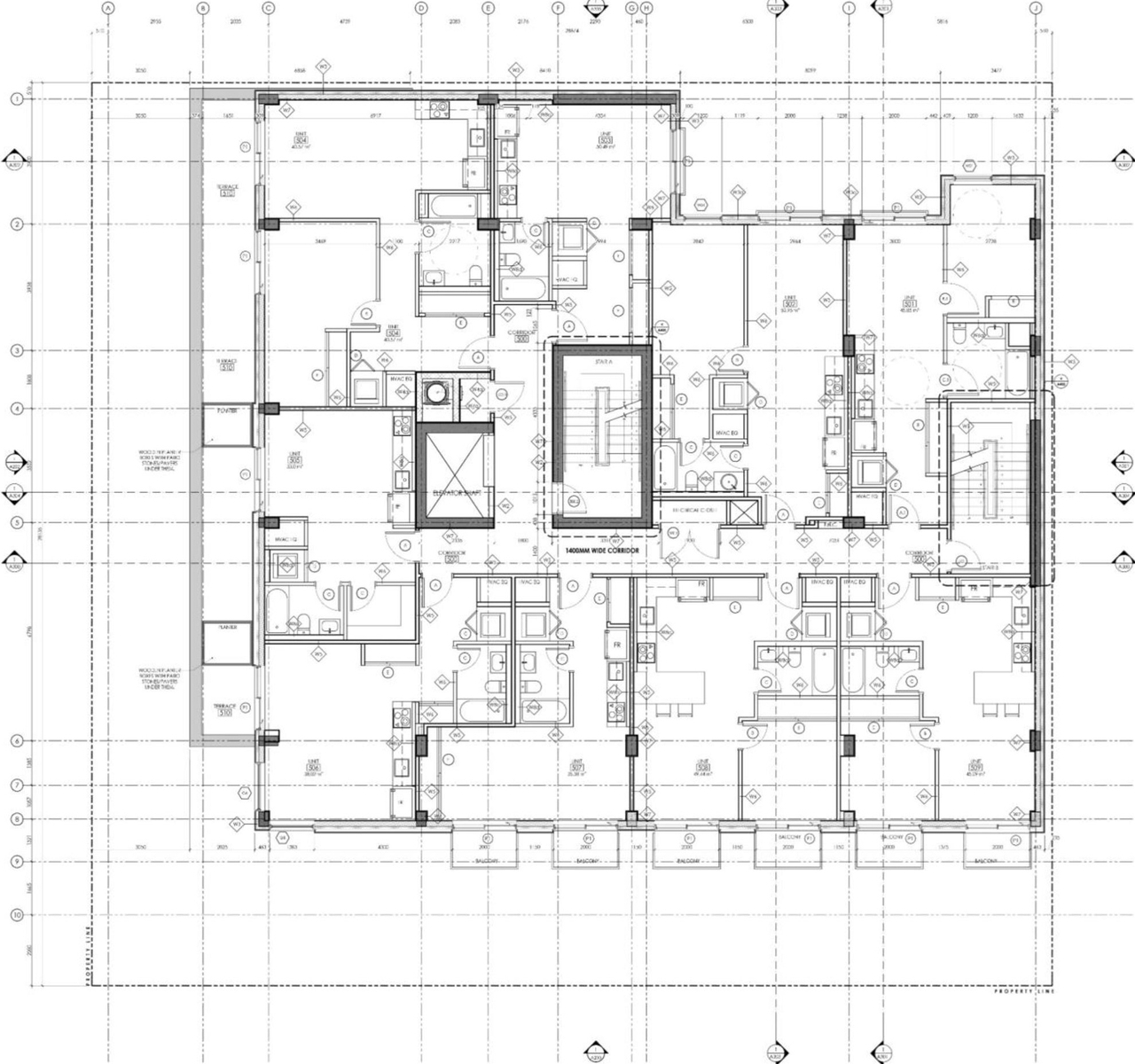 Floor plan for project from page 23 of the file '2024-12-23 - Design Brief - D07-12-22-0165'