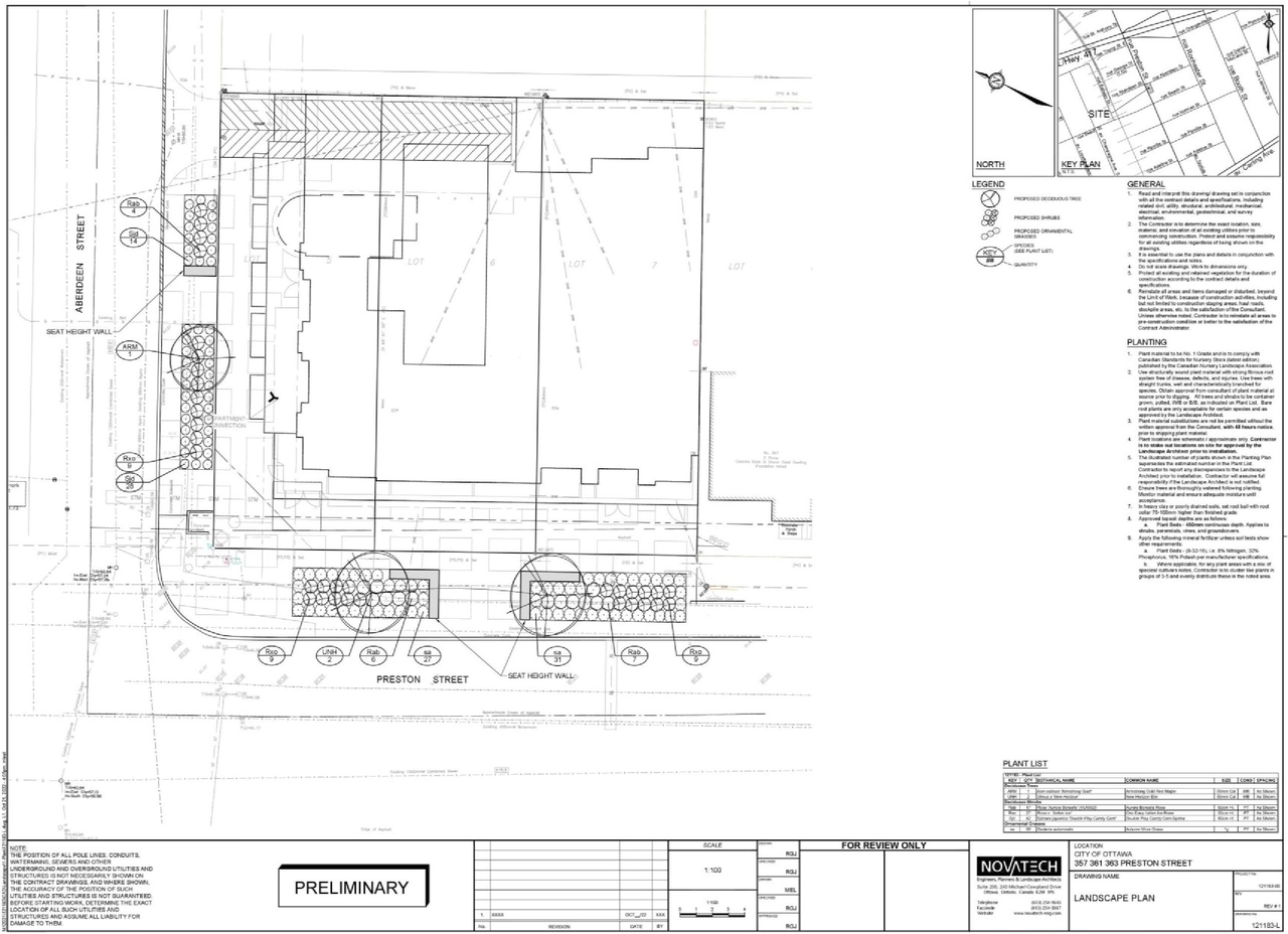 Construction site plan for project from page 15 of the file '2022-12-02 - Design Brief - D07-12-22-0165'
