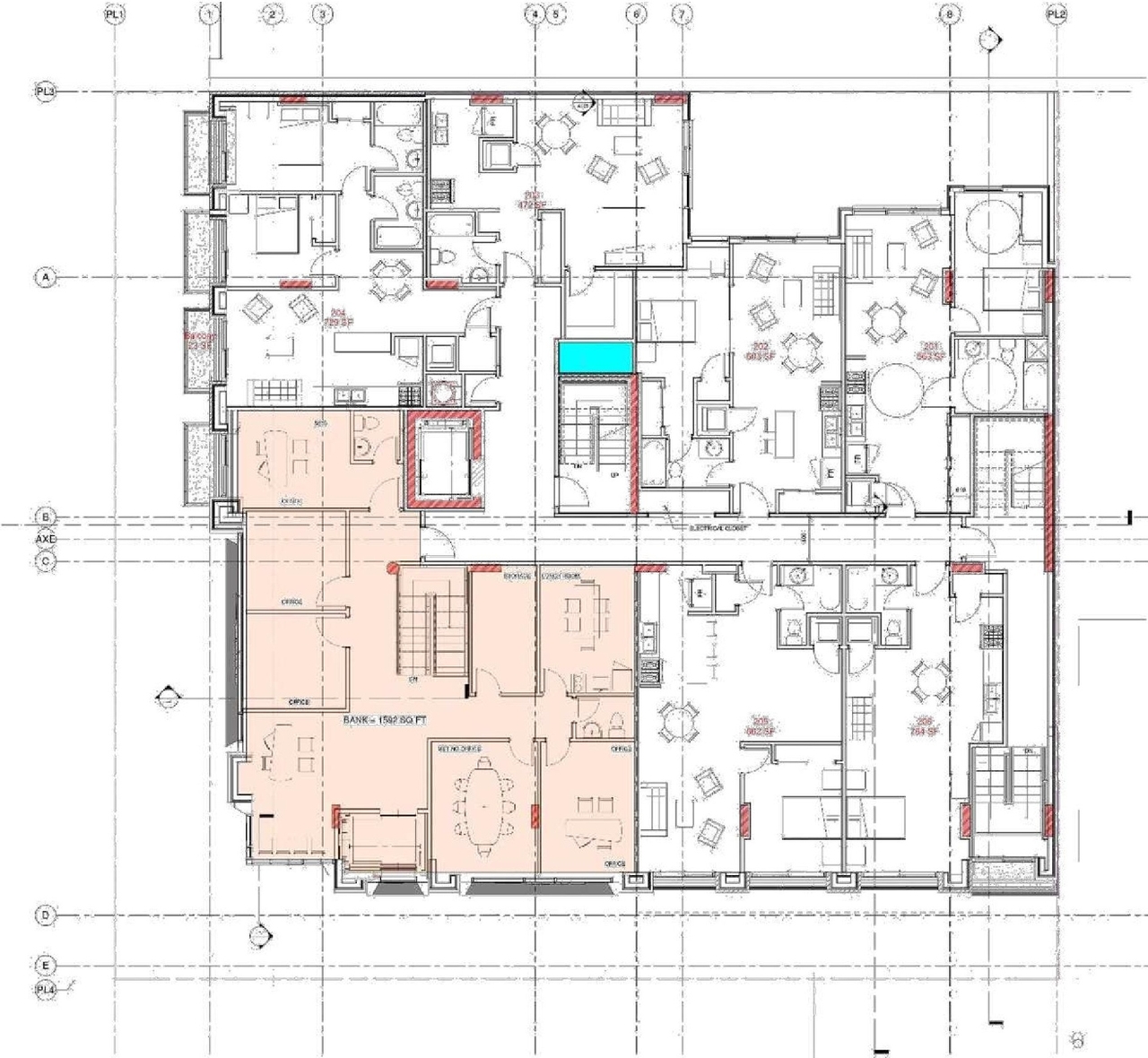 Floor plan for project from page 18 of the file '2022-12-02 - Design Brief - D07-12-22-0165'