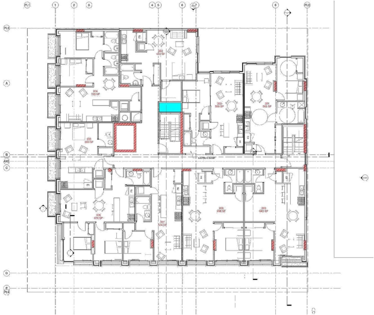 Floor plan for project from page 19 of the file '2022-12-02 - Design Brief - D07-12-22-0165'