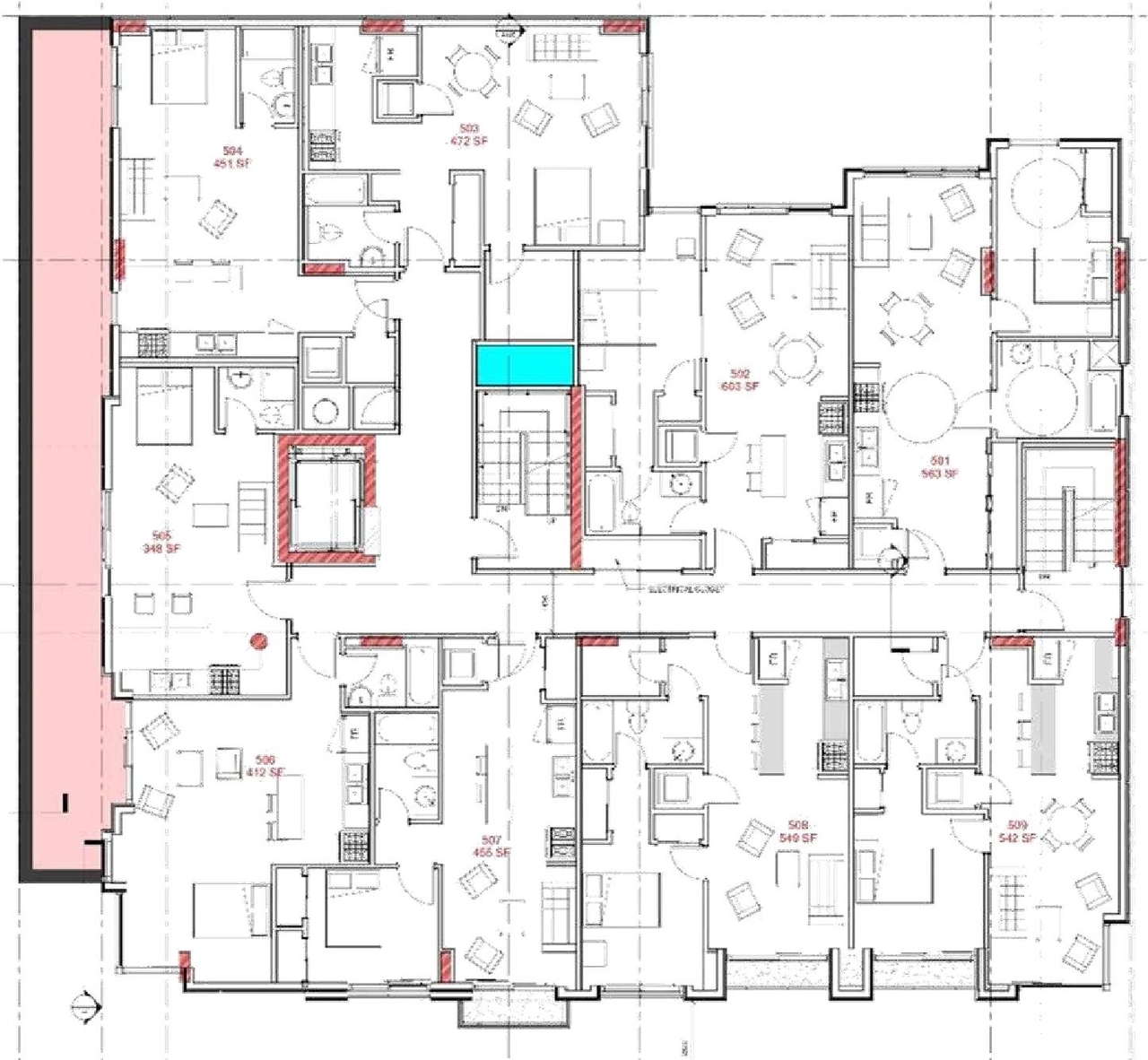 Floor plan for project from page 21 of the file '2022-12-02 - Design Brief - D07-12-22-0165'
