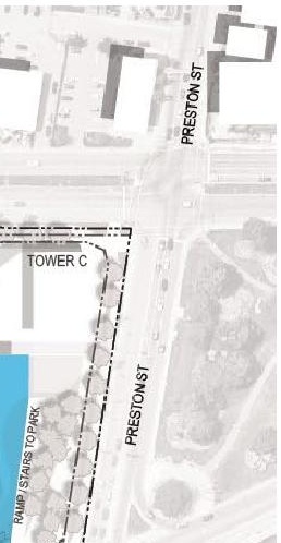 Construction site plan for project from page 25 of the file '2023-04-17 - Design Brief - D07-12-22-0168'
