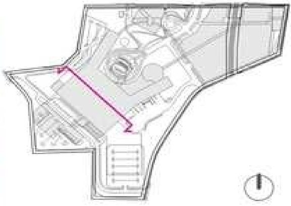 Construction site plan for project from page 36 of the file '2023-04-17 - Design Brief - D07-12-22-0168'