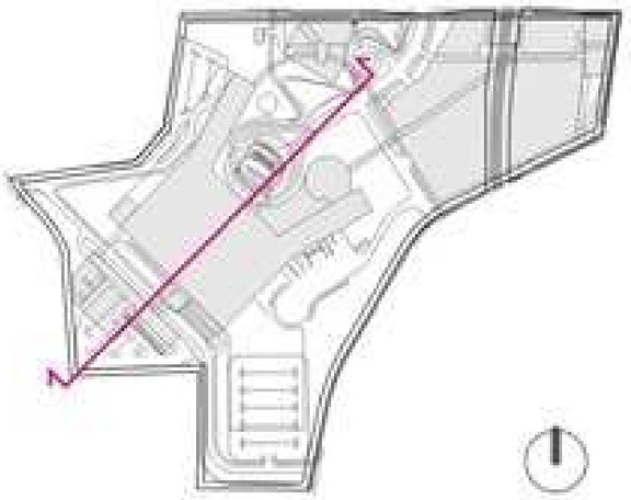 Construction site plan for project from page 37 of the file '2023-04-17 - Design Brief - D07-12-22-0168'