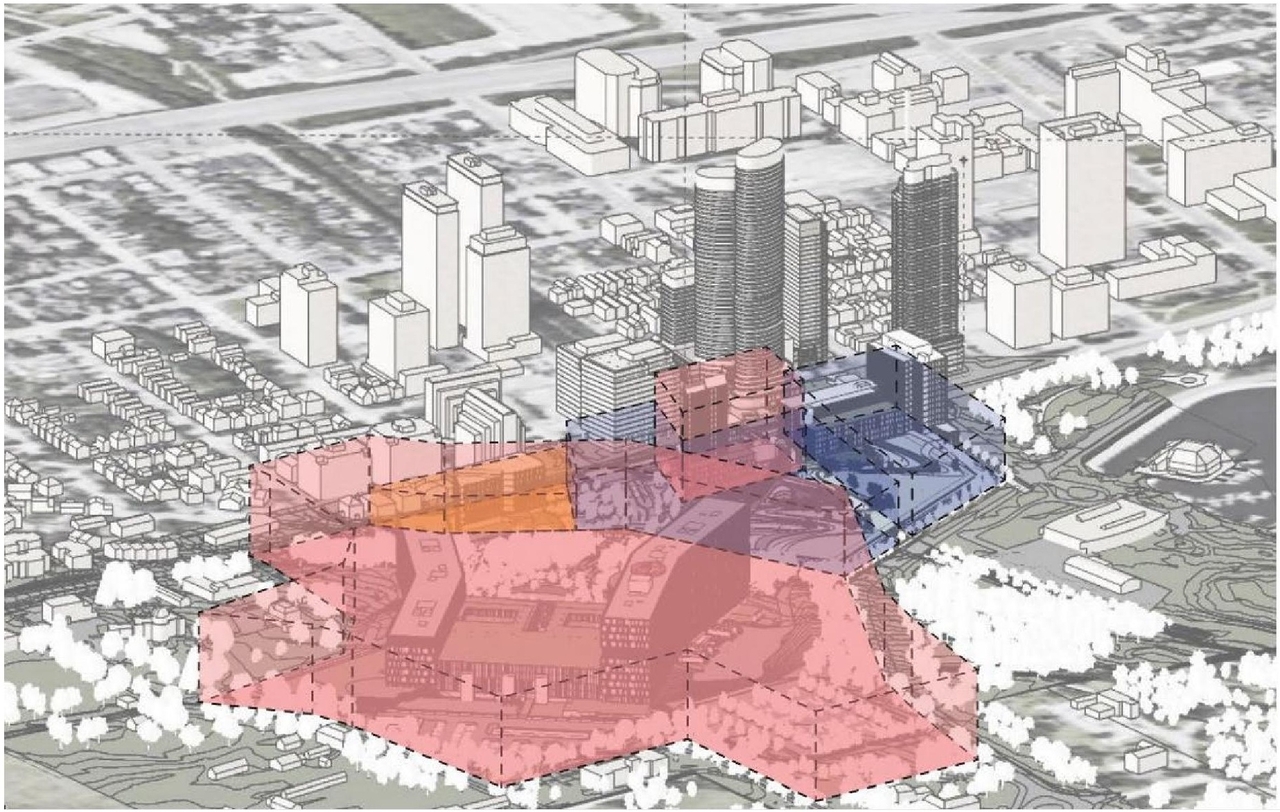 Construction site plan for project from page 38 of the file '2023-04-17 - Design Brief - D07-12-22-0168'