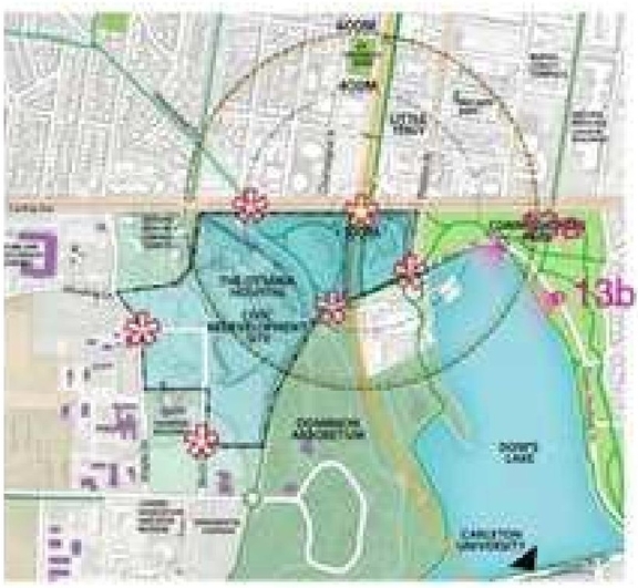 Construction site plan for project from page 41 of the file '2023-04-17 - Design Brief - D07-12-22-0168'
