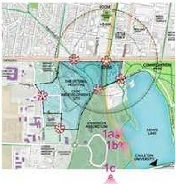 Construction site plan for project from page 42 of the file '2023-04-17 - Design Brief - D07-12-22-0168'