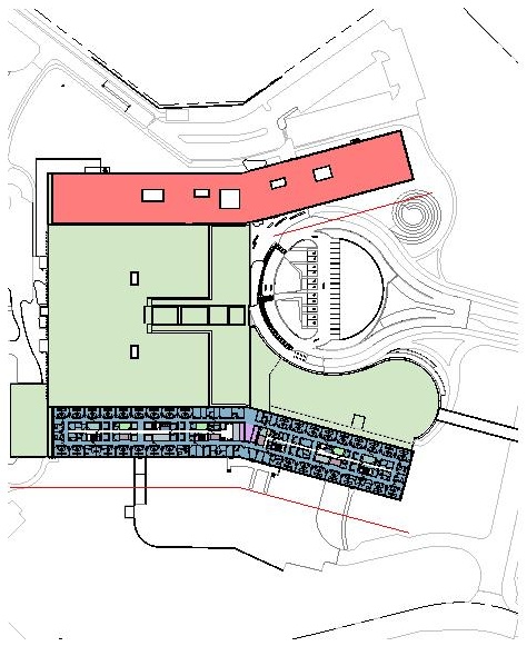 Construction site plan for project from page 46 of the file '2023-04-17 - Design Brief - D07-12-22-0168'