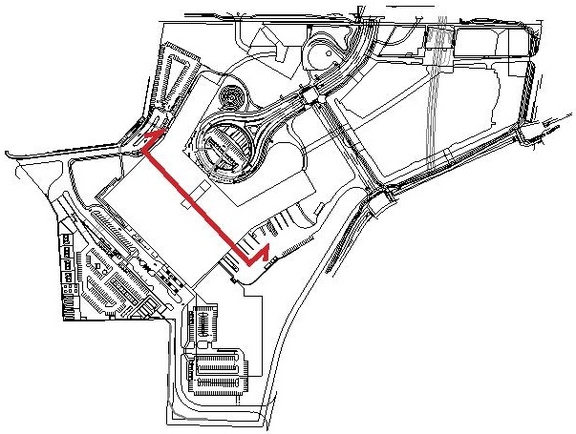 Construction site plan for project from page 66 of the file '2023-04-17 - Design Brief - D07-12-22-0168'