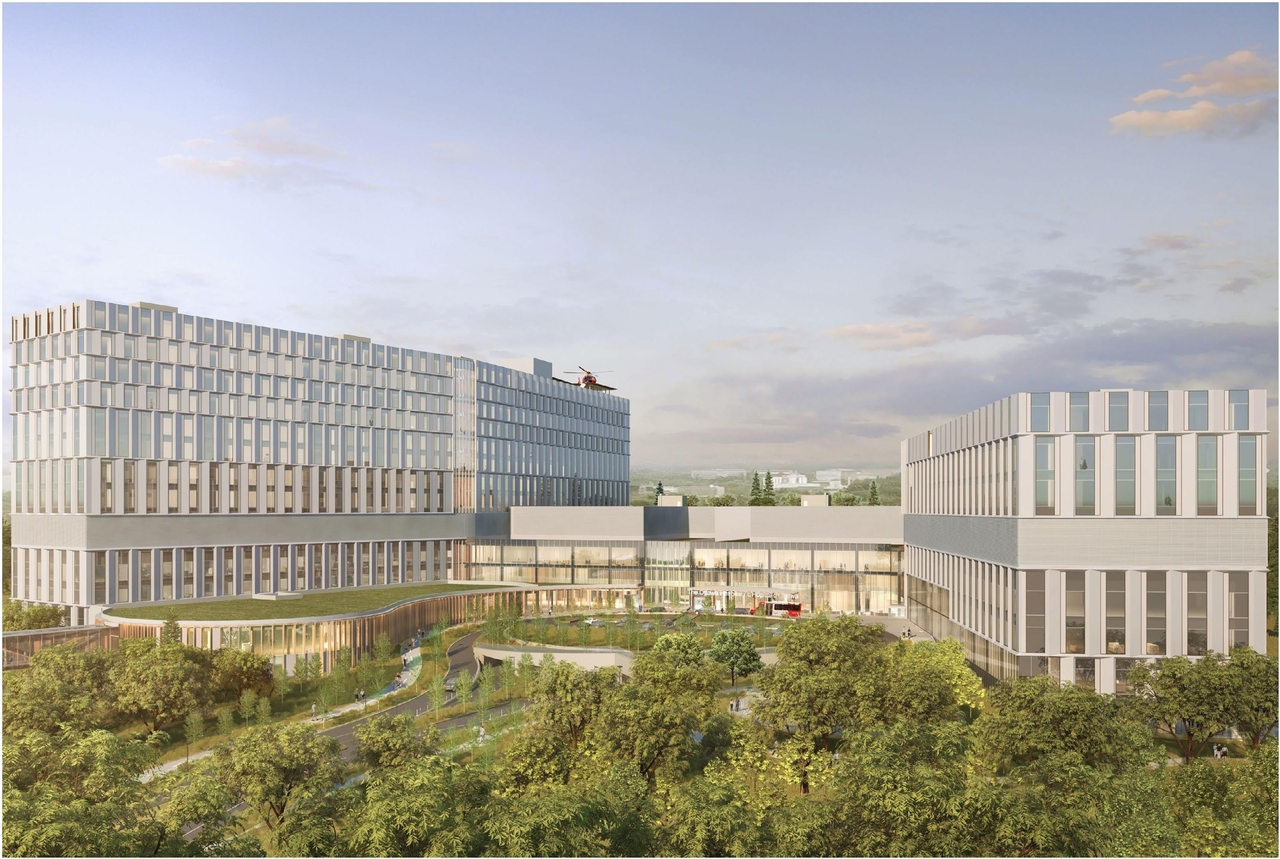 Rendering of building from page 70 of the file '2023-04-17 - Design Brief - D07-12-22-0168'