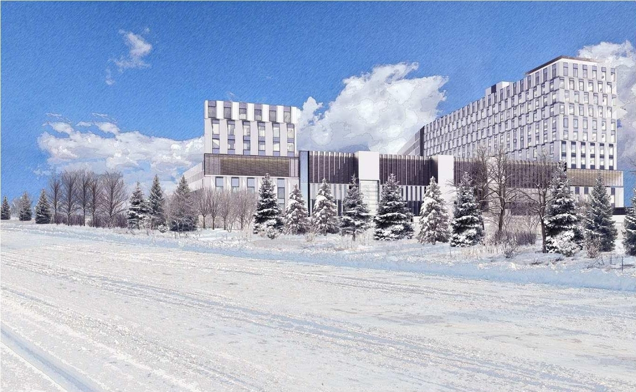 Rendering of building from page 75 of the file '2023-04-17 - Design Brief - D07-12-22-0168'