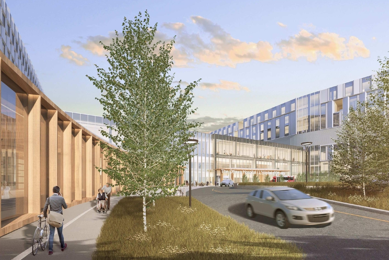 Rendering of building from page 79 of the file '2023-04-17 - Design Brief - D07-12-22-0168'