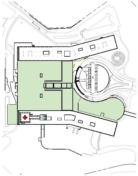Construction site plan for project from page 46 of the file '2022-12-07 - Design Brief - D07-12-22-0168'