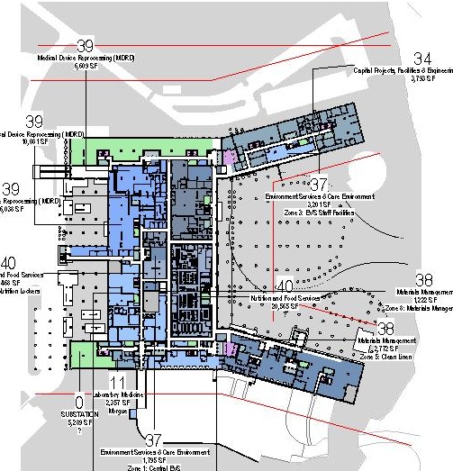 Construction site plan for project from page 46 of the file '2022-12-07 - Design Brief - D07-12-22-0168'