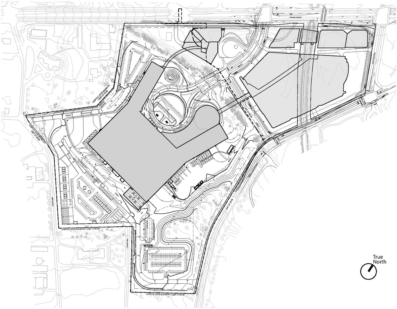 Construction site plan for project from page 52 of the file '2022-12-07 - Design Brief - D07-12-22-0168'