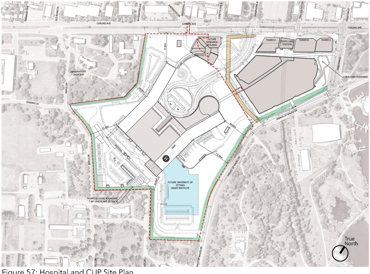 Construction site plan for project from page 56 of the file '2022-12-07 - Design Brief - D07-12-22-0168'