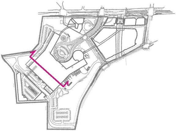 Construction site plan for project from page 66 of the file '2022-12-07 - Design Brief - D07-12-22-0168'