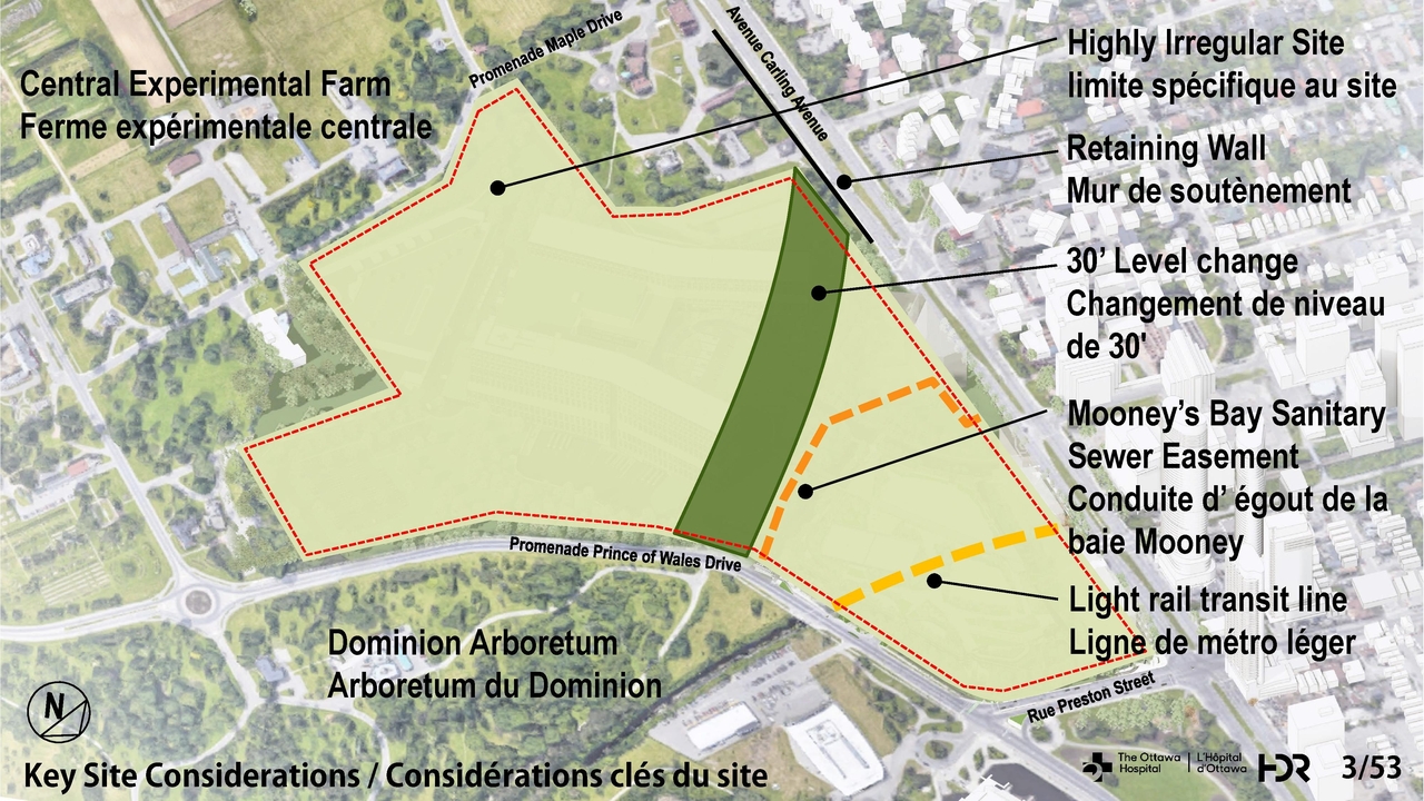 Construction site plan for project from page 3 of the file '2023-01-12 Urban Design Review Panel Formal Submission D07-12-22-0168'