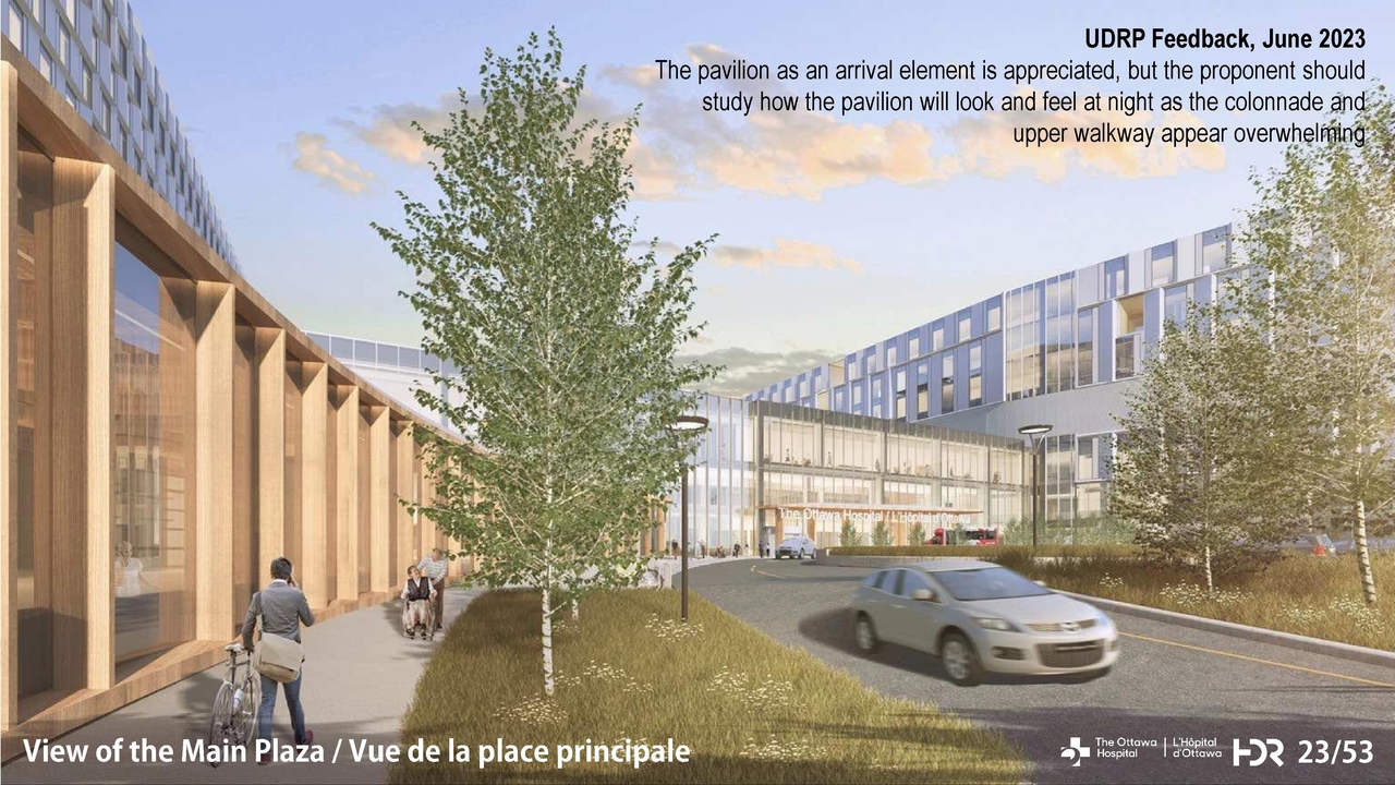 Rendering of building from page 23 of the file '2023-01-12 Urban Design Review Panel Formal Submission D07-12-22-0168'