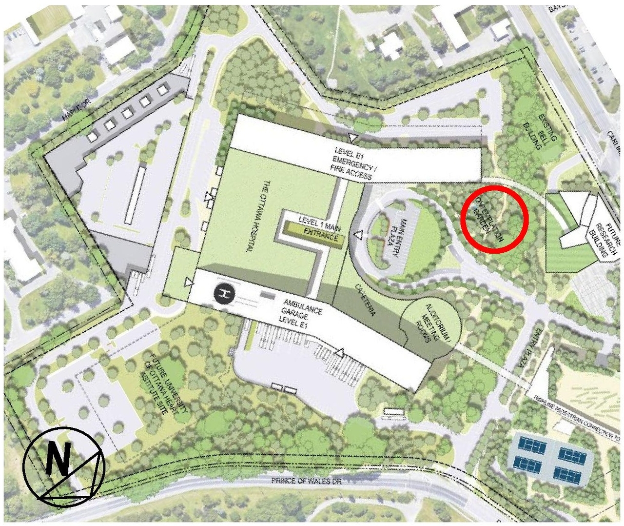 Construction site plan for project from page 32 of the file '2023-01-12 Urban Design Review Panel Formal Submission D07-12-22-0168'